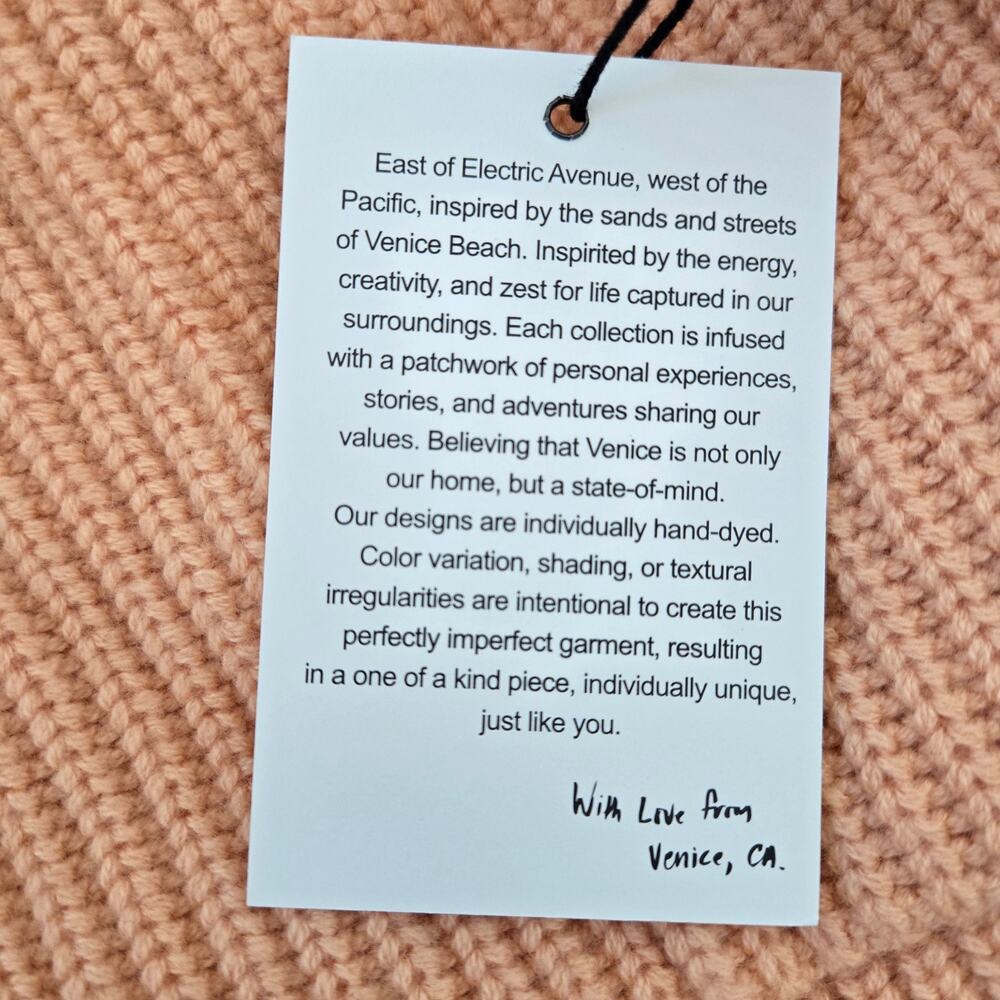 Electric & Rose NEW Cora Cardigan Sweater Orange Melon Color Womens Sz Small NWT - Picture 10 of 14